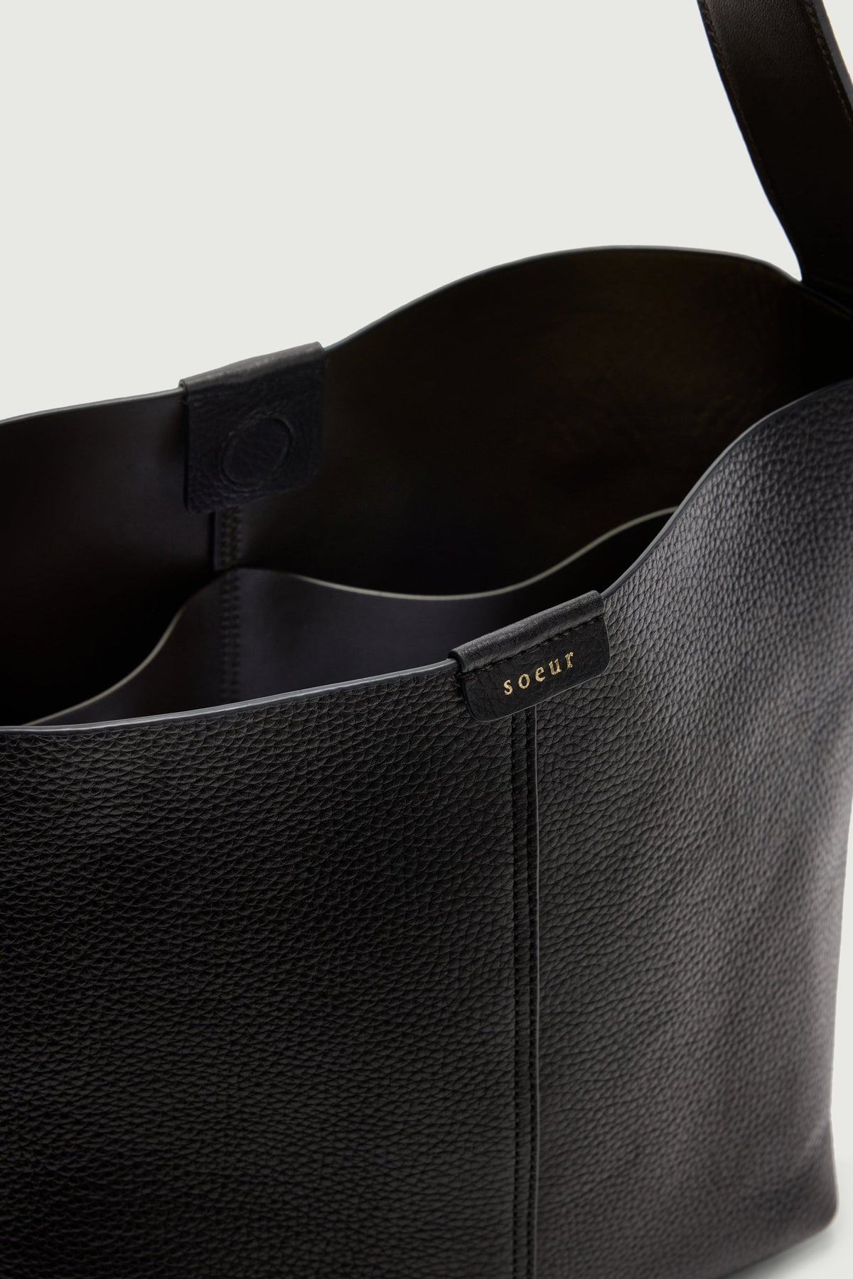 Sac en cuir grainé