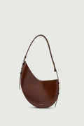 Sac asymétrique en cuir glacé
