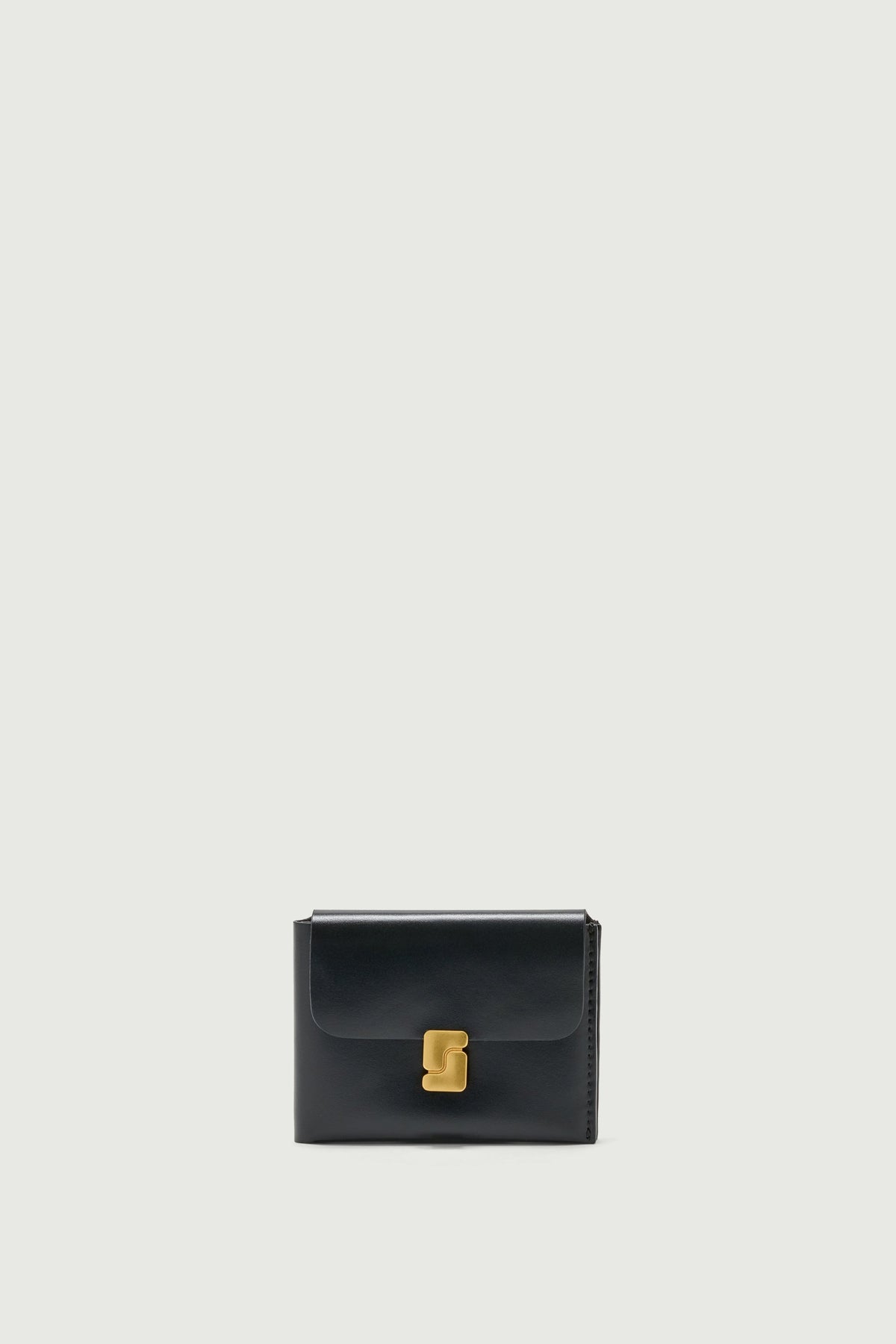 Petit portefeuille à boucle S en cuir box