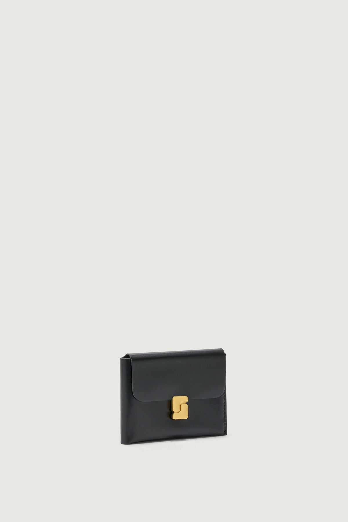 Petit portefeuille à boucle S en cuir box