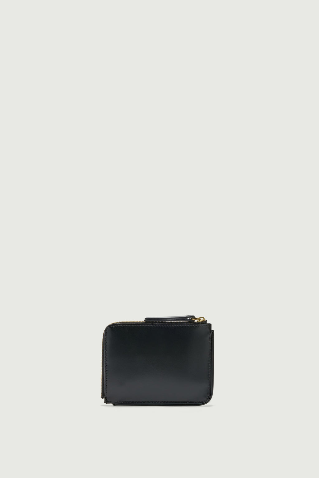 Petit portefeuille zippé en cuir box