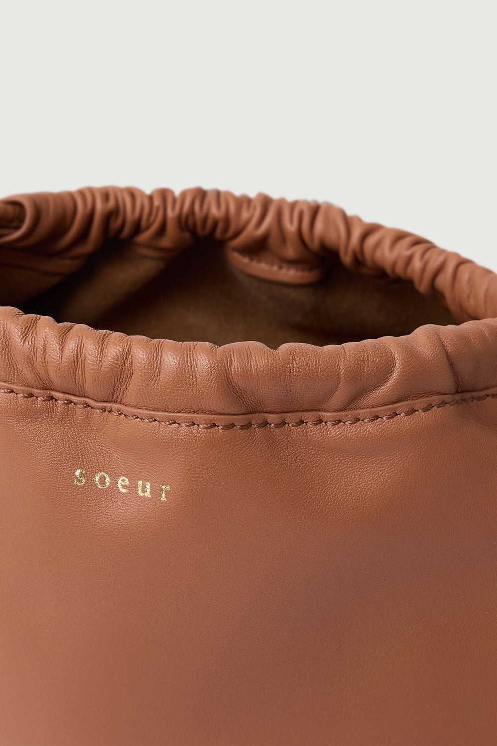 Sac en cuir lisse