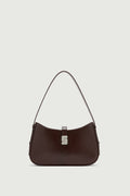 Sac porté épaule à boucle S en cuir box