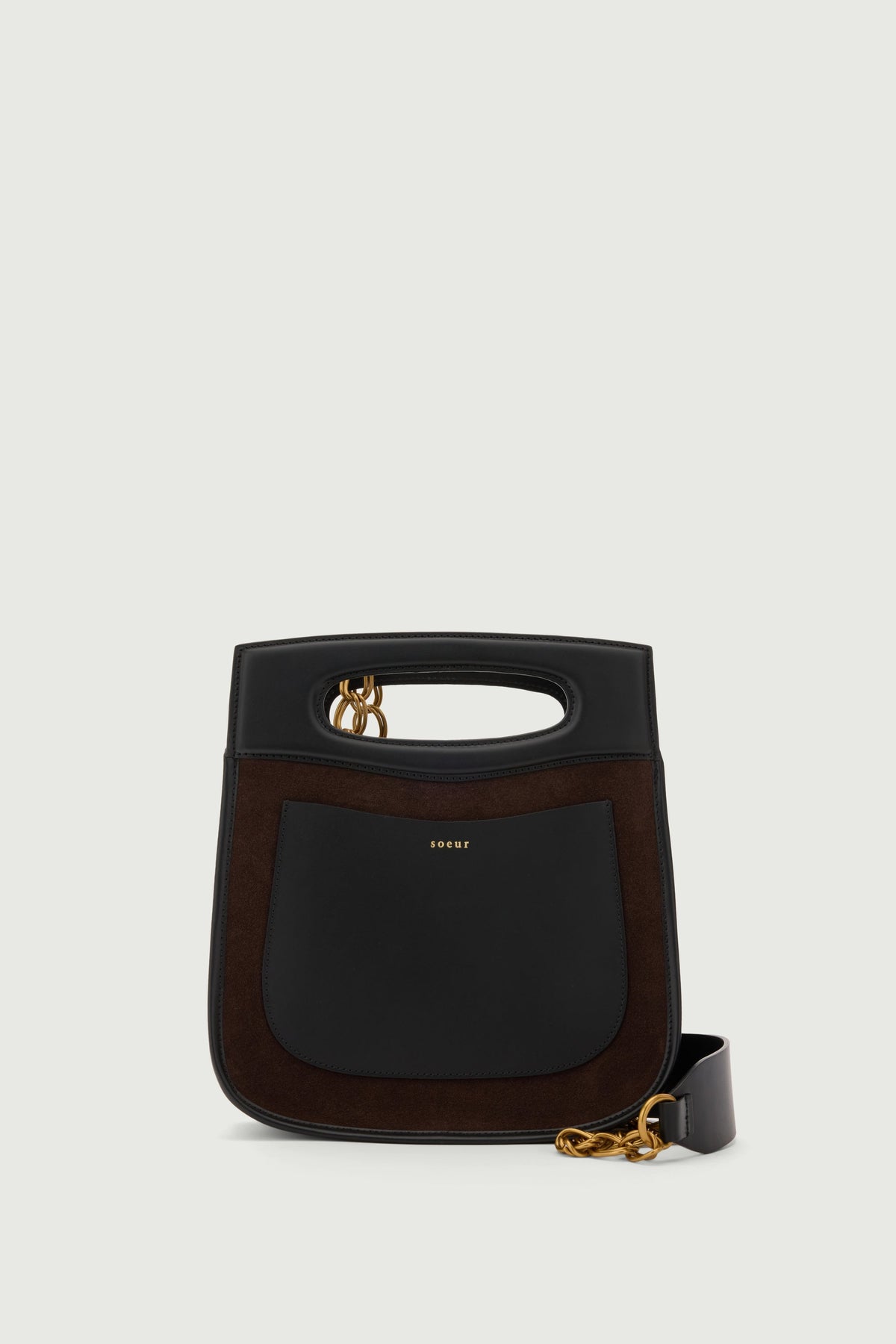 Sac en cuir effet lézard