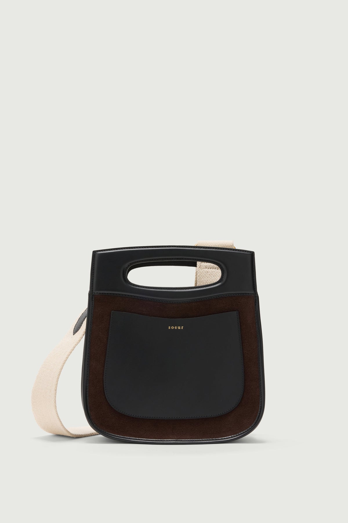 Sac en cuir glacé