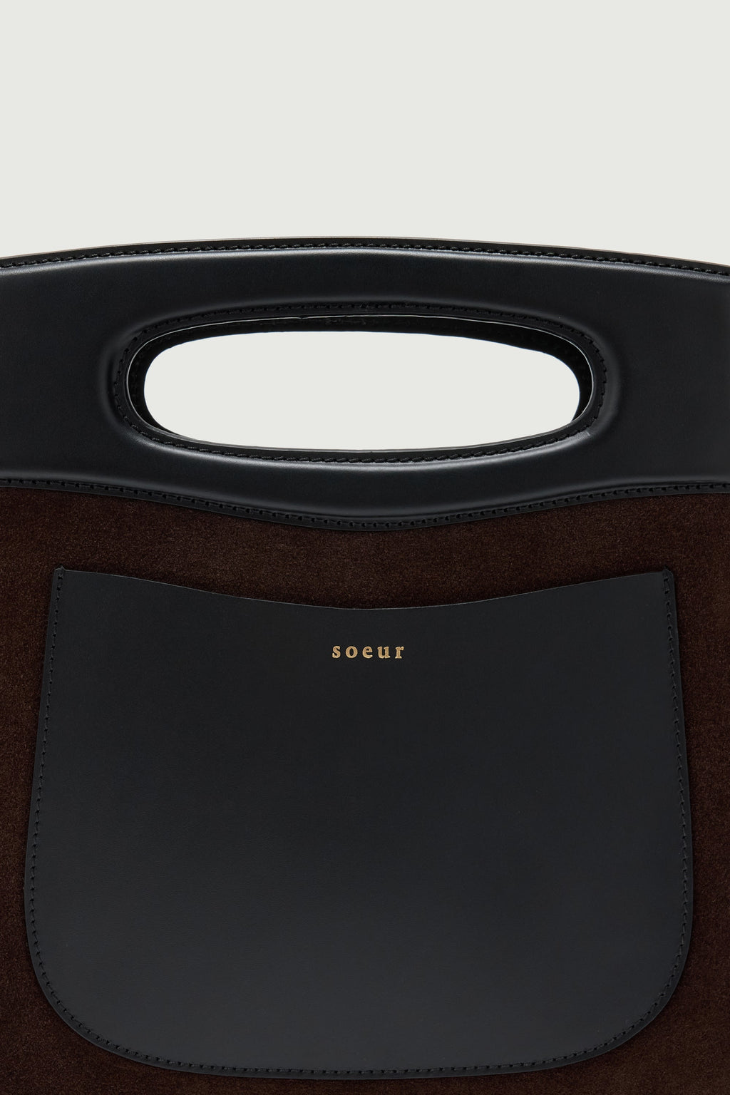 Sac en cuir glacé
