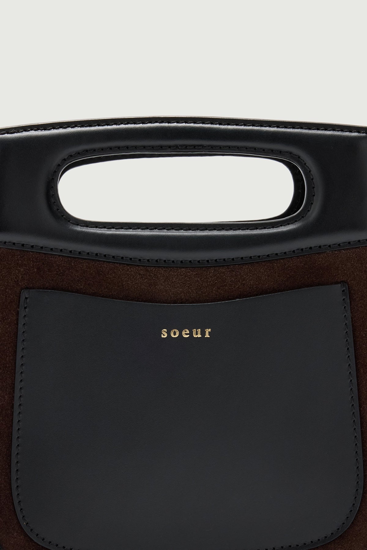Sac en cuir effet lézard