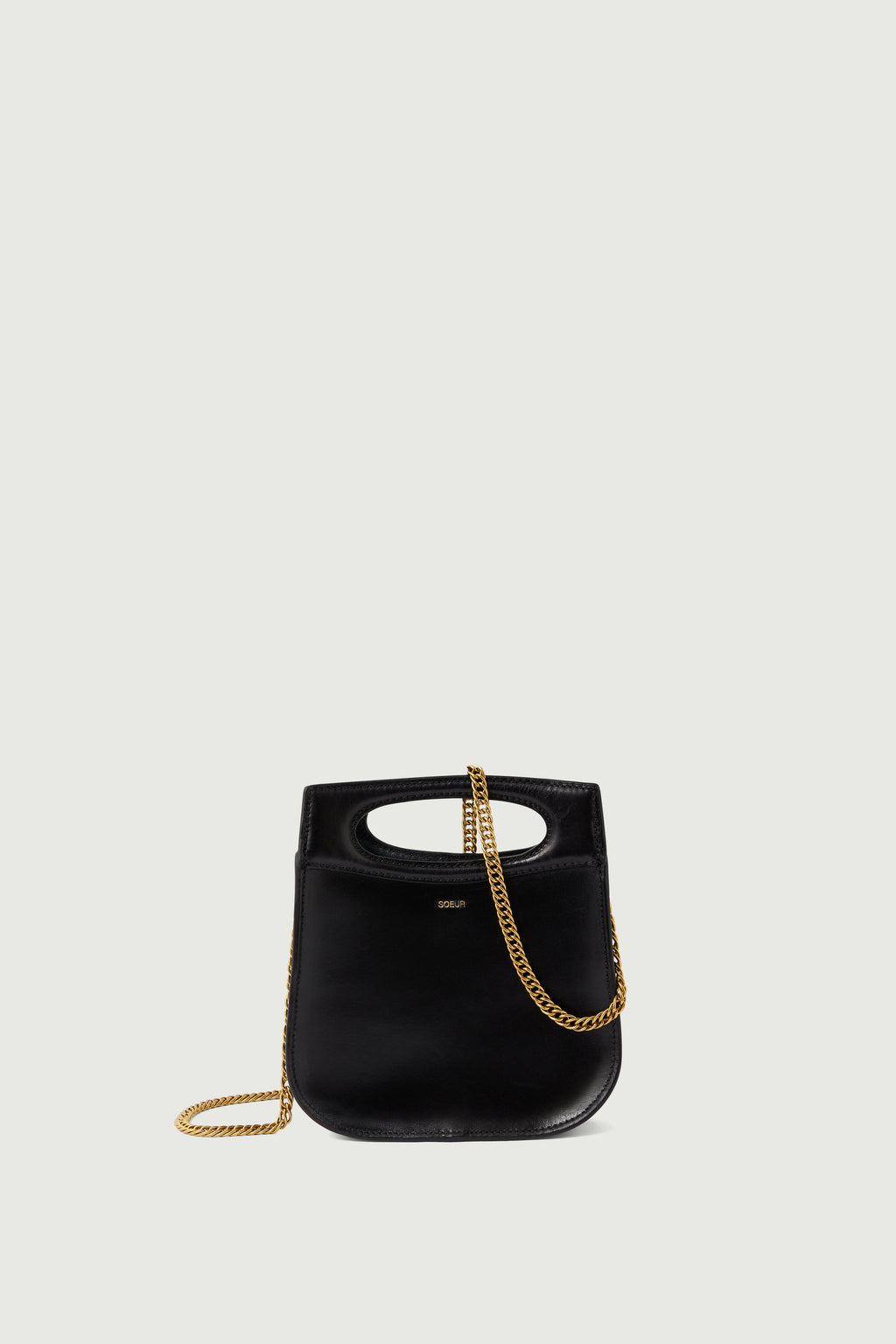 Sac en cuir glacé