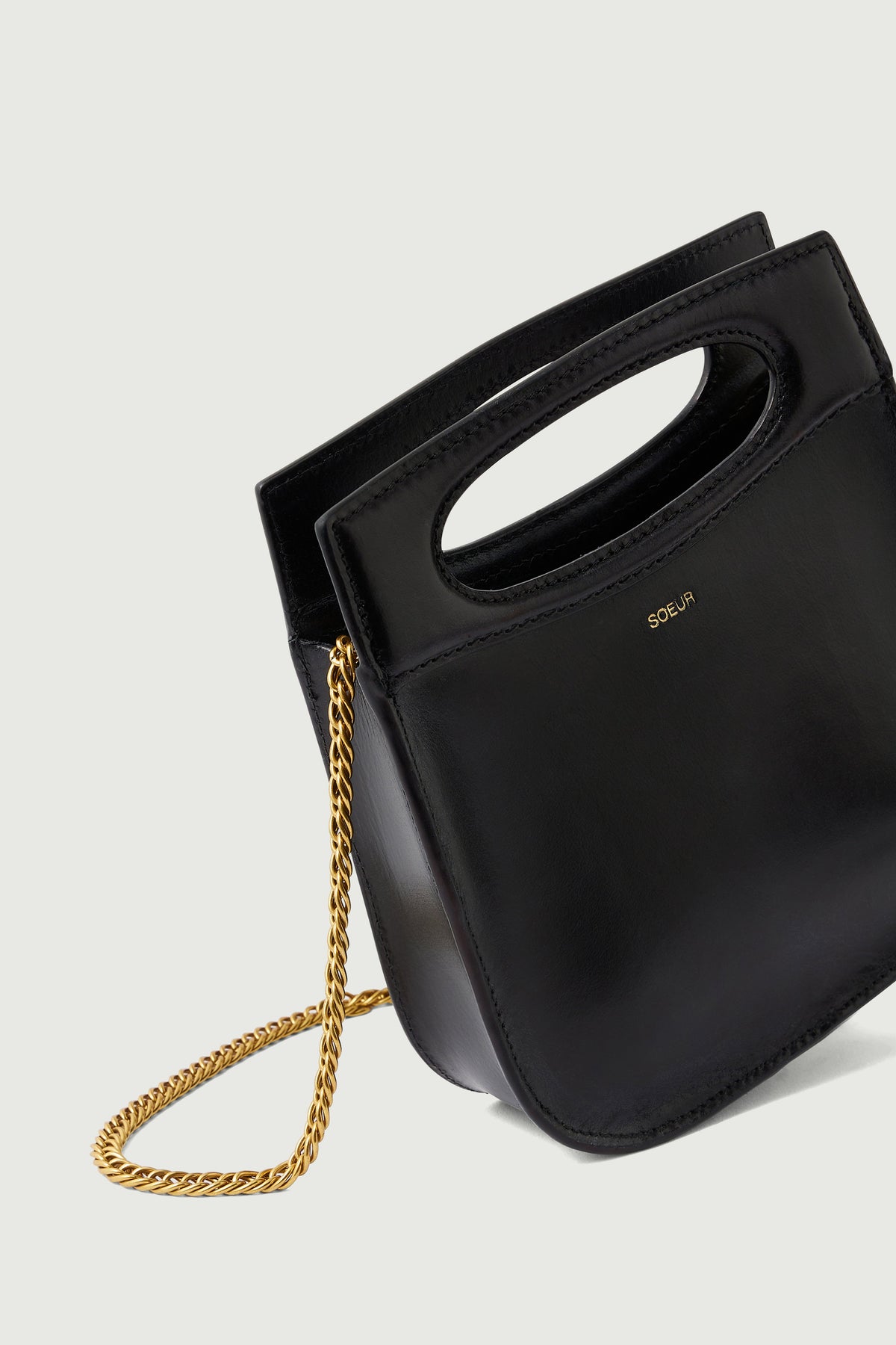 Sac en cuir effet lézard