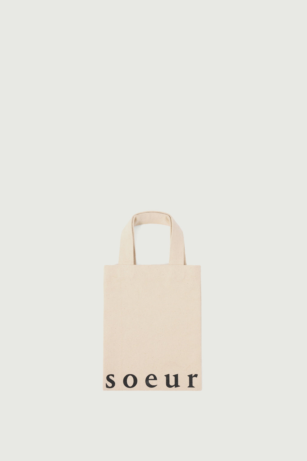 mini tote bag écru