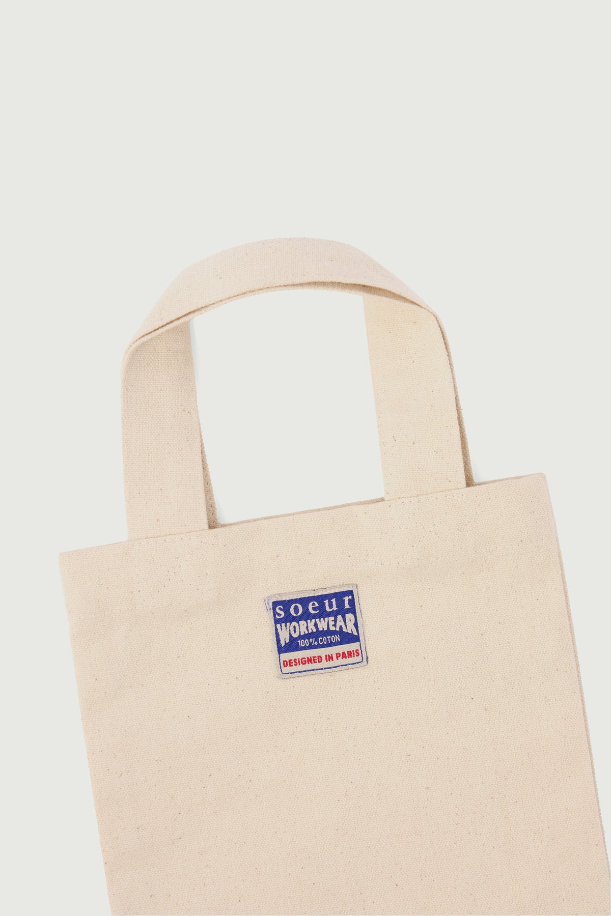 mini tote bag écru