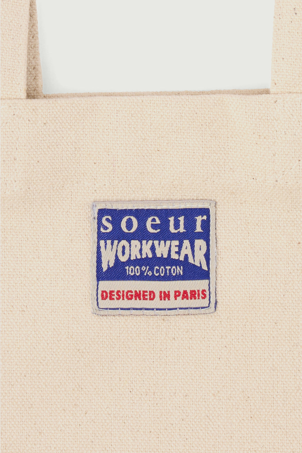 mini tote bag écru