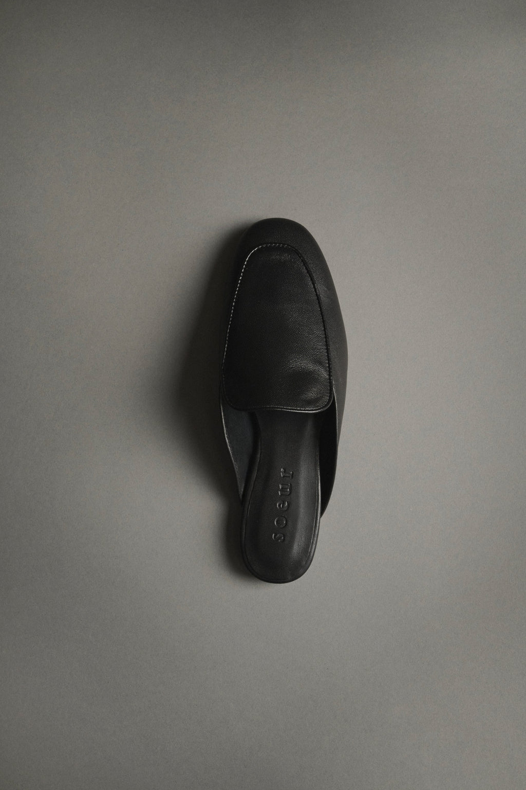 Mules souples en cuir