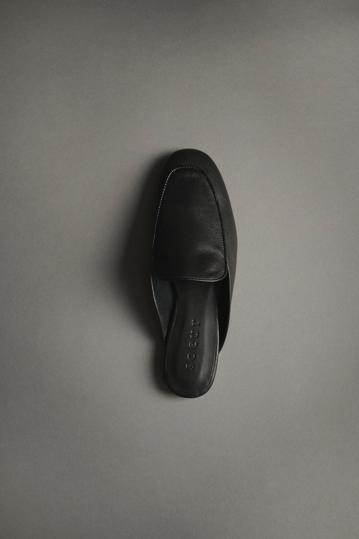 Mules souples en cuir