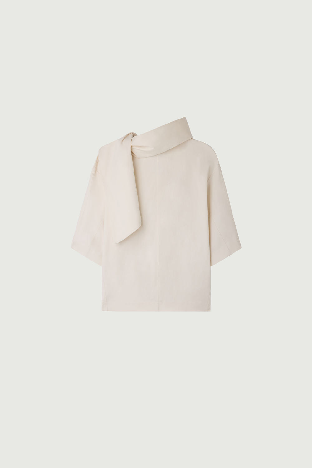 Tee-shirt avec écharpe en coton