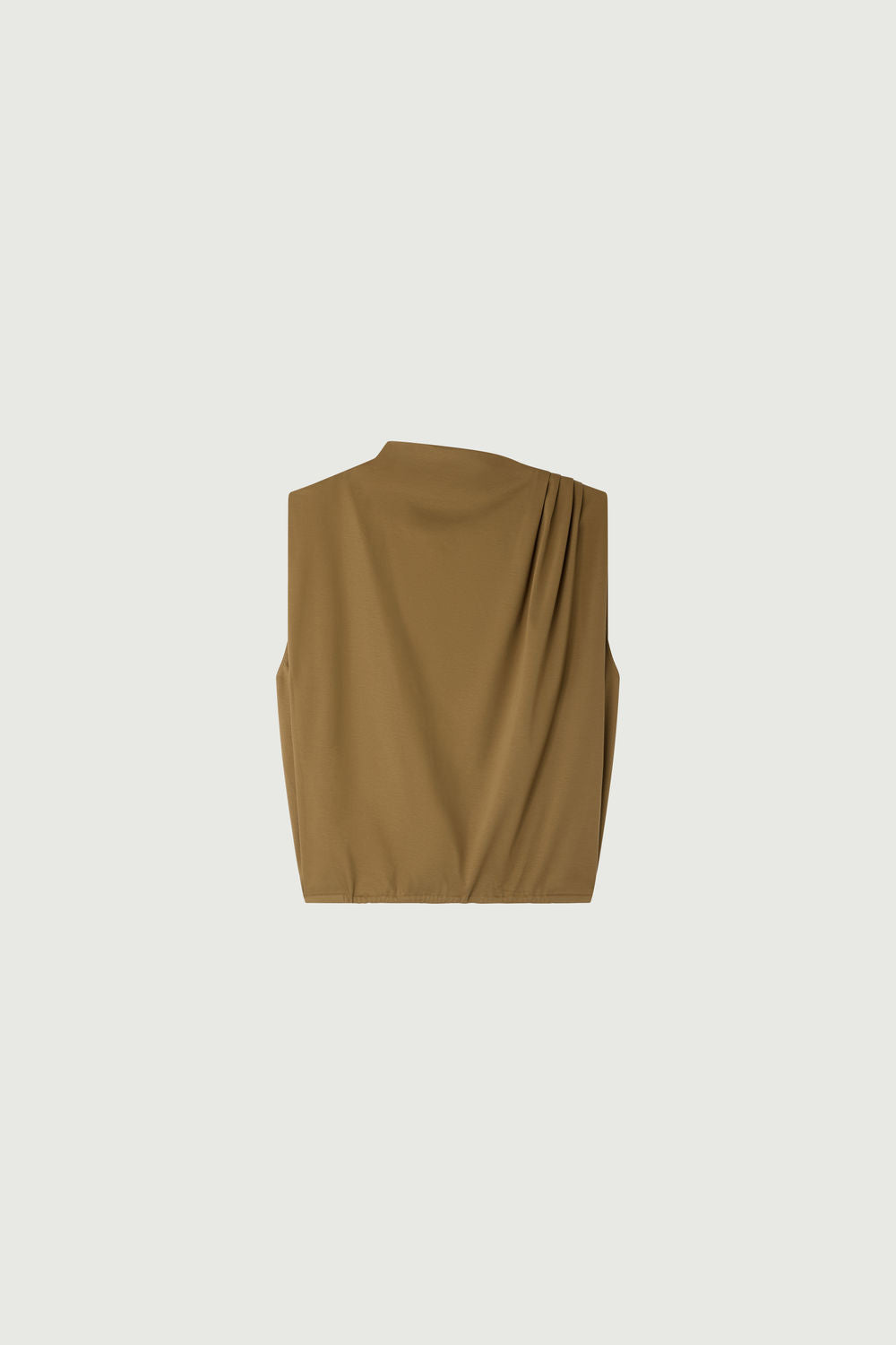 Top oversize sans manches en coton