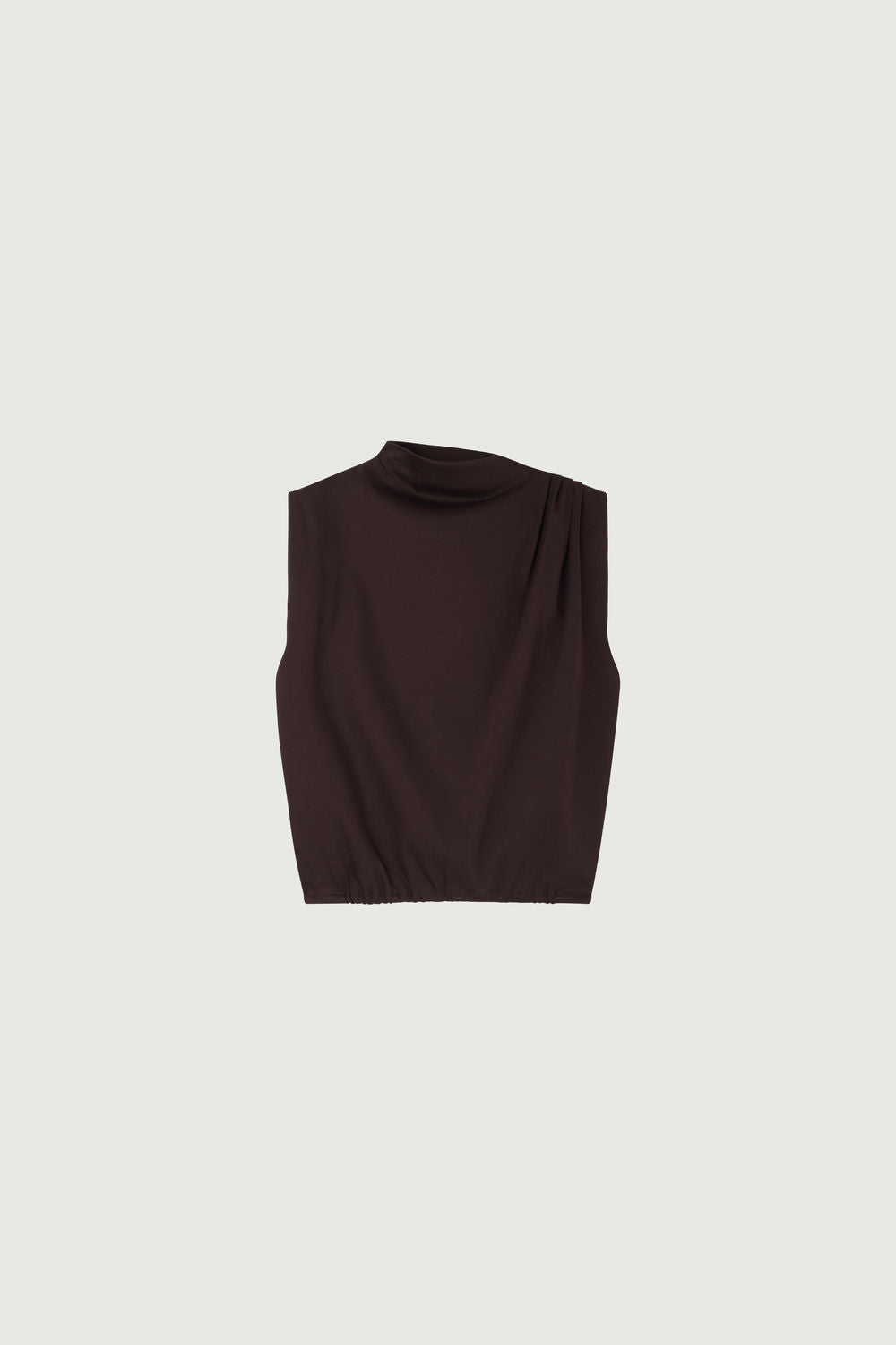 Top oversize sans manches en coton