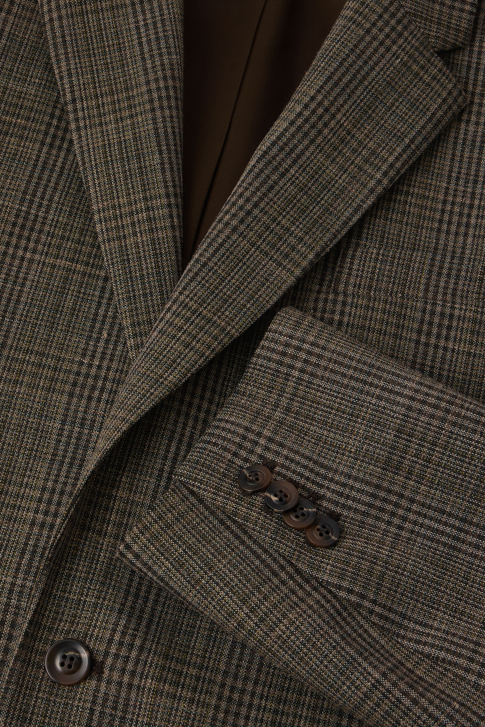 Blazer oversize en Prince-de-Galles fondu