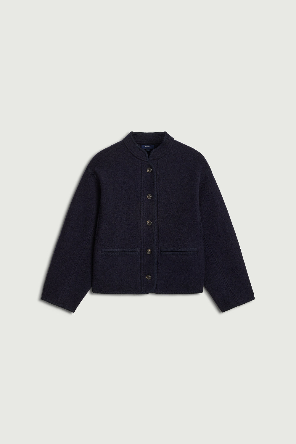 Veste en laine bouillie