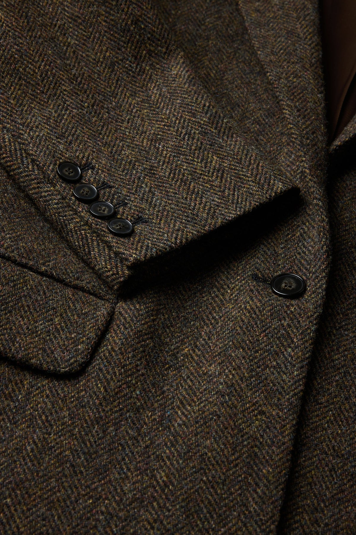 Blazer à simple boutonnage en tweed