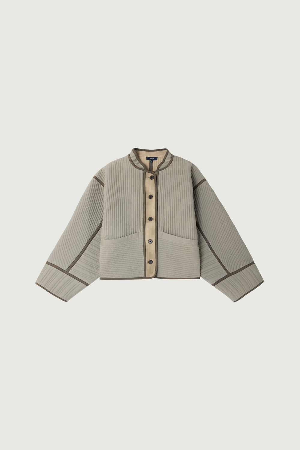 Veste courte en gabardine de coton